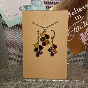 Multicolor Australian crystal set